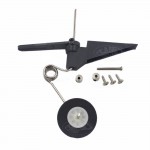 RC Airplane Tail Wheel Assembly 60x25mm D28 /30 Parts Aeromodelling